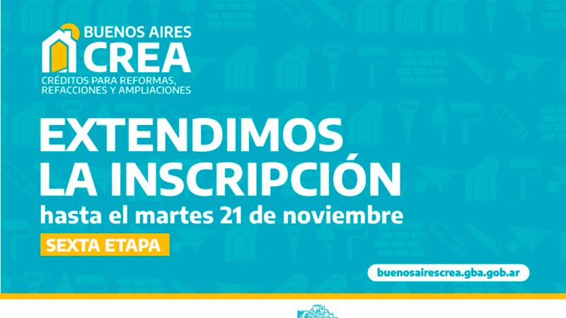 Se extendió el plazo de inscripción para los créditos Buenos Aires CREA