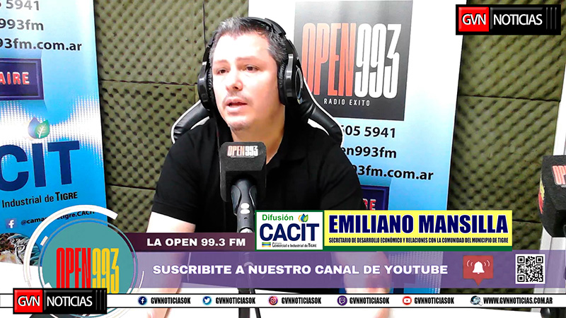 Emiliano Mansilla en “La mañana de GVN RADIO”