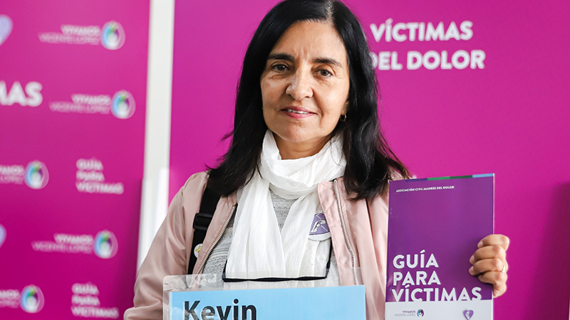 Vicente López creó la Guía para Víctimas junto a las Madres del Dolor